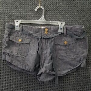 Aerie Linen Blend Shorts womens 12 Reg.